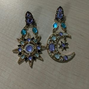 Star & Moon Earrings